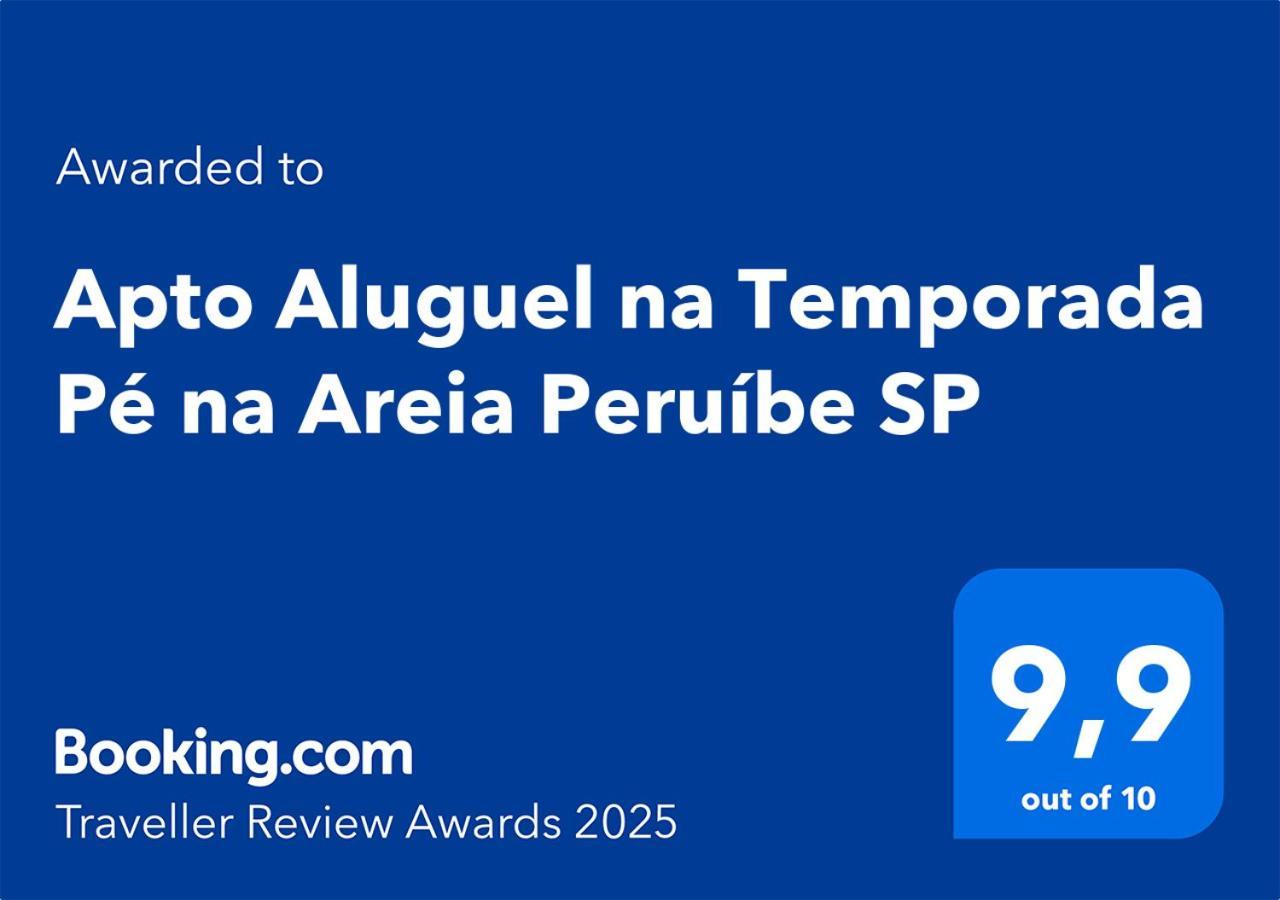 Apto Aluguel Na Temporada Pe Na Areia Peruibe Sp Luaran gambar